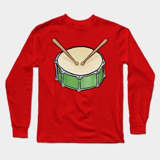 Green drum Long Sleeve T-Shirt